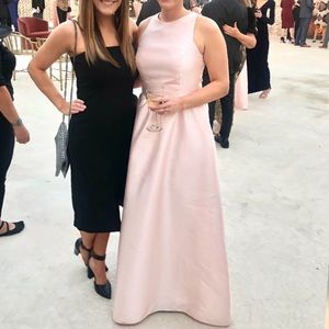 Alford Sung Satin A-Line Gown (style D707)